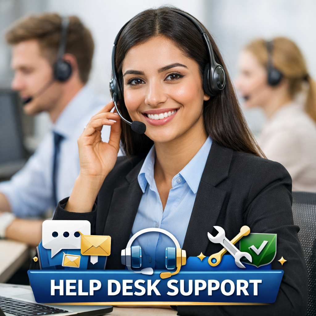 Help Desk Support – SKS Solution | IT Services New Delhi